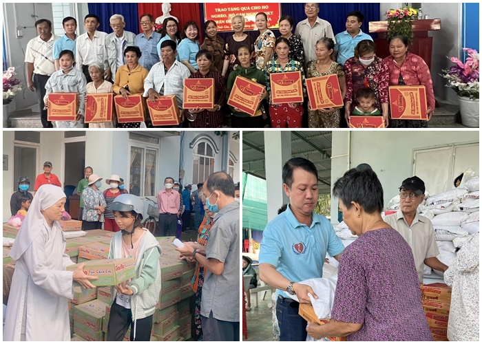 Tỉnh Hội An Giang trao tặng 400 phần quà cho người nghèo huyện Tri Tôn và An Phú