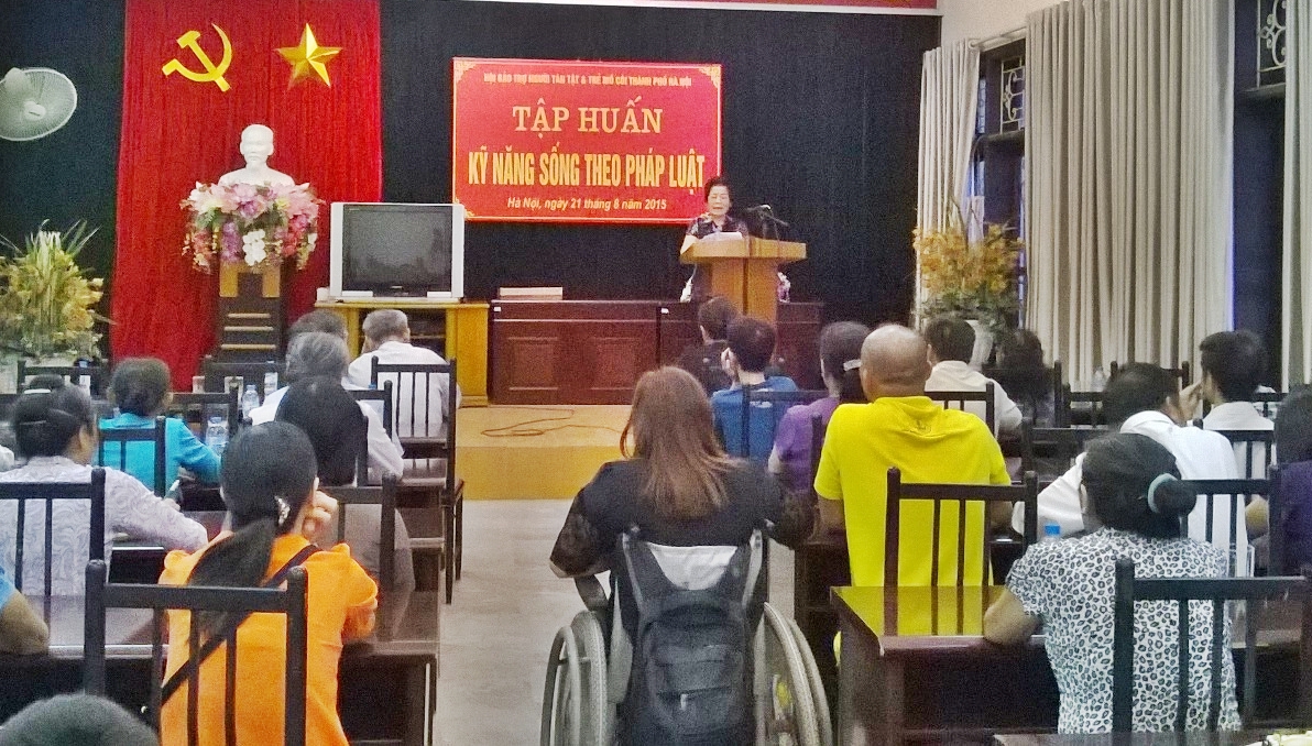 Hội Bảo trợ người tàn tật và trẻ mồ côi thành phố Hà Nội: Tích cực góp phần nâng cao hiểu biết pháp luật cho người khuyết tật